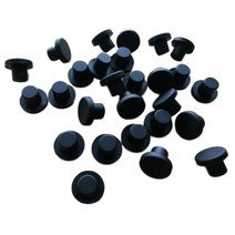 O-링고무키트4/10/20pcs Blak 라운드 솔리드 실리콘 고무 씰 홀 플러그 블랭킹 엔드 캡 T 타입 스톱퍼 3mm, 19 12mm_03 20pcs