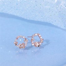 클루 NC14 바람 수국 꽃잎 실버 귀걸이 CLER20772PPW