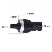 LA42DWQ-22 1K 2K 5K 22mm 직경 냄비 회전식 전위차계 변환기 거버너 arduino 용 인버터 저항 스위치, 07 50 천개 옴