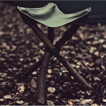 부시크래프트 의자 캠핑 부쉬크래프트 캔버스 의자 백패킹 야영 낚시 스툴 활용 100g, 1개