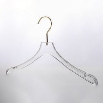도매토피아 클리어 아크릴 옷걸이(투명) 상의 명품 옷가게 디피용, 단일옵션