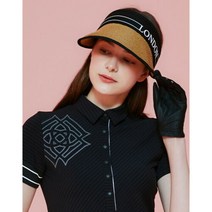 [AKMALL]닥스런던골프 여성 22SS 베이지 리본장식 썬캡 DNHE2E50, 단품