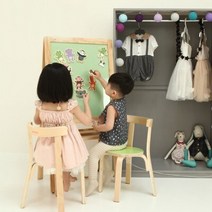[맘스보드]맘스토티이젤 / 미니마카10색증정 / 유아 자석 칠판 이젤, 옵션선택, 화이트+핑크