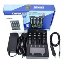 Liitokala LiC8 리튬 Mch Li600 LiC1 18650 충전기 LCD 디스플레이 유니버설 스마트 26650 21700 18500 AAA, Lii-600 Full set_US Plug | 번들