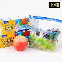 뽀로로 밀어 잠그는 밀봉 스텐드 지퍼백 소 냉동실비닐 위생백 자취생 실용, 1개