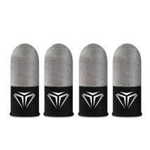PUBG 땀 증거를위한 핑거 커버 게임 컨트롤러 터치 스크린 게임 손가락 엄지 슬리브 글러브에 대한 스크래치 민감도, 두 쌍 S04