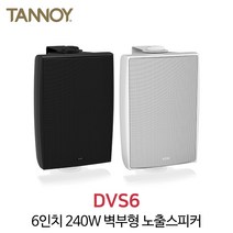 탄노이 DVS6 240W 6인치 방수형 스피커, 화이트