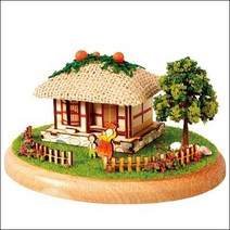 디오라마 목재 입체퍼즐 - 영공방 초가집, 본상품