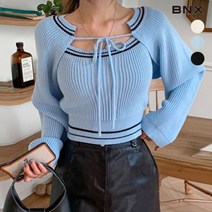 [BNX] 여성 오픈 라운드 벌룬 볼레로 가디건