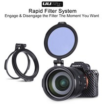 UURig ND 필터 링 신속한 필터 시스템 RFS 퀵 릴리스 플립 브래킷 스위치 Sony Canon Nikon DSLR 카메라 액세서리 키트, 67MM