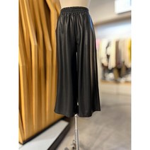 ab.fz 9부 와이드 레더 팬츠 (ABXW4HP40K) US