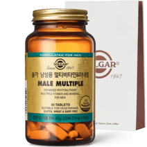 솔가 남성용 멀티비타민 미네랄, 90정 × 1개