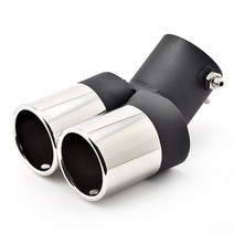 머플러팁 1Pcs 스테인레스 스틸 배기 파이프 머플러 Tailpipe 팁 기아 포르테 Cerato K3 2009-2023 후면 꼬, 10 1Pcs-Pipe bend