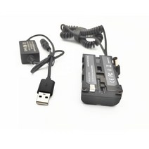 납작 멀티탭 여행용 멀티 어댑터 usb허브 USB 컨버터 to F550F970 커플러 NP-F 더미 봄 케이블 DK-415 소니 HXR-NX5 HXR-NX100 PXW-Z150 N, 기타