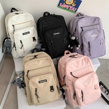 멀티포켓 여행백팩 옥스포드 학생가방 오피스룩 백가방 휘뚜루마뚜루 코디 학생백팩