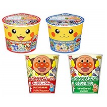 닛신 삿포로 이치반 포켓몬스터 피카츄 호빵맨 일본 컵라면 우동 라멘 4종 1상자