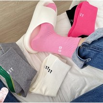 여자 봄 컬러풀 앵클양말