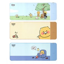 올드림 카카오프렌즈 듀얼 무선충전 마우스장패드, 비지 춘식이