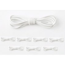 리사 고무줄 신발끈 라운드형 호환 고무 신발끈 고무줄 운동화끈 컨버스 탄성 하이탑 4세트