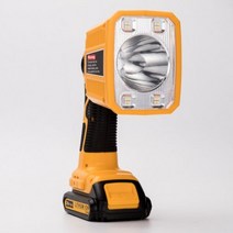 배터리 작업등 전동공구 디월트 호환휴대용 LED 램프 18W 18V 이온 손전등 USB 야외 조명 (배터리 없음), 01 18W type 1