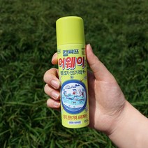 킬파프 모기약 진드기 기피제 어웨이 캠핑 휴대용 에어졸, 100ml, 2개