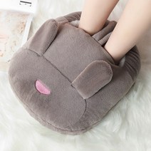 발난로 가정용 USB충전 무선 쿠션 발보온 풋워머 발히팅패드 수족냉증 발온열기, 풋워머(세탁가능)카페 샤이 래빗