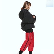 SOCEAN 패딩 종아리 보온 무릎 온열 보호대 2P 레드 발토시 슬개골 보호대 자전거 래그 워머 방한 무릎 아대 무릅 슬리브 털밴드 레그 토시 겨울철 압박 밴드 종아리 아대