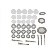 Dremel 로타리 공구 수지 컷오프 휠 다이아몬드 커팅 디스크 톱날 세트 HSS 미니 원형 톱 블레이드 213358, 39pcs213358