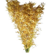 인조 대나무 파티션 황금 인테리어 장식 조경 가림막, 높이 3m 대나무 20개-1m 베이스