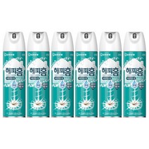 유한양행 해피홈 에어로솔 수성 500ml 피톤치드향x6, 6개