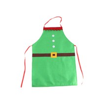 크리스마스 앞치마 성인 엘프 앞치마 산타 앞치마 앞에 Xmas 파티 요리사 요리 레스토랑 하우스 청소 원예 작업 의류를위한 조정 가능, B