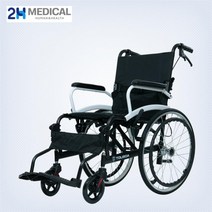보호자용 휠체어 알루미늄 16인치 통타이어 경량 어르신 장애인 접이식 휠체어 안전한 휠체어 보호자에 특화된 경량 휠체어