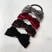 벨벳리본 데일리 머리끈 4종세트