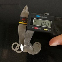 고압 세척기 세차 휴대용 펌프 산업용 분무 1개 두께 0.2 미리메터 스테인레스 스틸 플랫 와셔 초박형 가스, 08 4x8x0.2 (50Pcs)