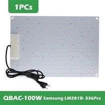 65W 100W 전체 스펙트럼 LED 성장 빛 삼성 LM281B LED Sunlike 양자 성장 램프 실내 식물 꽃 온실 씨앗, 02 100W