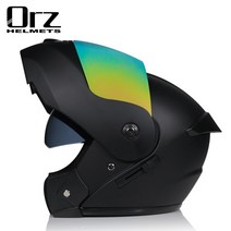 바이크헬멧 시스템헬멧Casco capacetes 더블 듀얼 렌즈 헬멧 오토바이 풀 페이스 내리막 레이싱 모터사이클, [03] L, 11 11