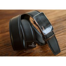 60대남성용 오토버클 천연가죽 정장벨트 생일선물 간편한벨트 혁띠 깔끔한 튀지않는