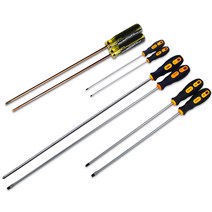 롱 드라이버 십자 일자 6x500mm 긴 드라이버 복합기 복사기 수리용 대형 특대 빅 50cm, 일자5x200mm개