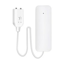 Tuya zigbee 스마트 홈 누수 센서 생활 시나리오를위한 물 홍수 감지기 긴 대기 알람 오버플로 물 앱 푸시, 하얀색