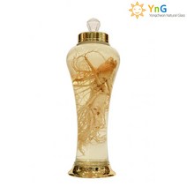 용천자연유리 담금주병 수동57호, 3L, 1개