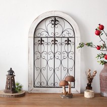 빈티지 창문 엔틱 윈도우 프렌치 프로방스 원목 철제, A