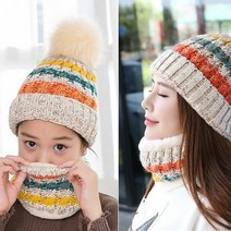MARKET AR IT기업 관공서 기업체 대량구매 방한 넥워머 세트 가족코디 CAP 엄마 아기 비니 모자 A332580코스트코이케아