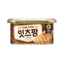 청정원 맛있는밑반찬 잇츠팜 통조림 햄 순돈육 추천 자취 캠핑음식 간단한요리 간편식 190g, 44개