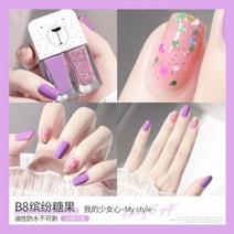 12ML Gemin 네일 폴리시 더블 컬러 뉴 매트 폴리쉬 매니큐어 탑베이스 코트 DIY UV 젤 광택 옻칠 아트 uñas, 08 B8