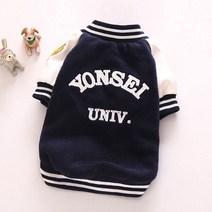 마이바우 멍멍대 점퍼 강아지옷 애견의류, 연세멍 네이비