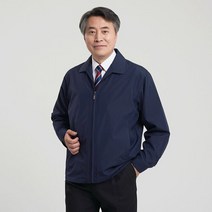 파파브로 남자 간절기 심플 카라넥 비즈니스 점퍼 HA-JUA-C-네이비