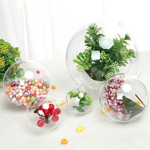 태광1P 투명공 아크릴볼 투명캡슐 플라스틱 7cm 원형, 상세페이지 참조