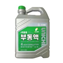 유니켐 3L 사계절 자동차 보충 부동액 냉각수, 단일제품