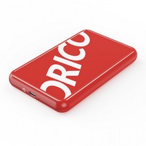 오리코 CP25C3 C타입 6cm SSD HDD 외장하드케이스 USB 3.2 6Gbps, 레드