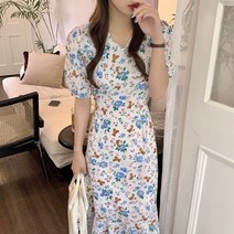 엘티 봄 여름 결혼식 하객 원피스 데이트룩 아나운서 꽃무늬 플라워 20대 30대 여름 원피스 44 66사이즈쇼핑몰 르뚜앙